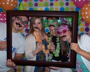 graduation party photo booth