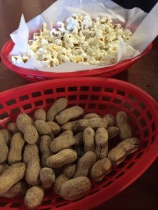 popcorn and peanuts