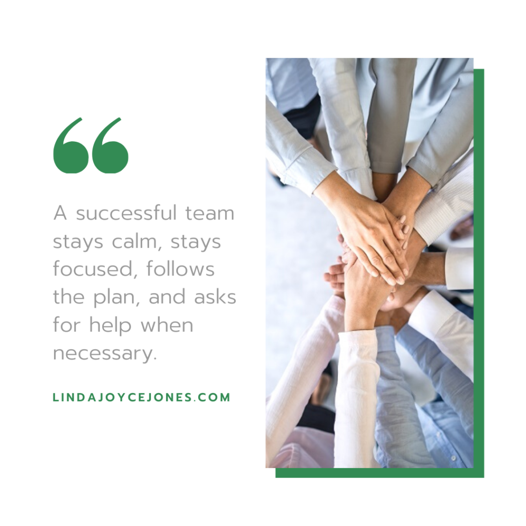 ORIGINAL QUOTE - Successful Team Quote - Linda Joyce Jones